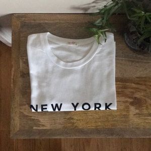 John Galt White Tee NY SoHo